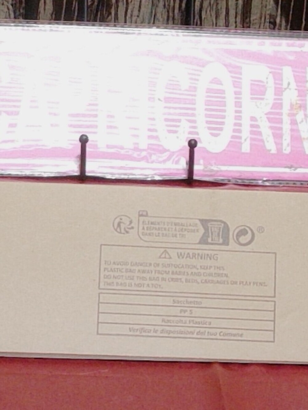 Capricorn Zodiac Pink and White Wall Sign